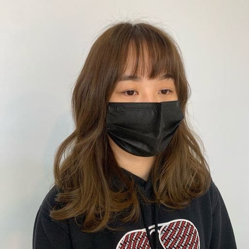 女生長髮、短瀏海、女生染髮