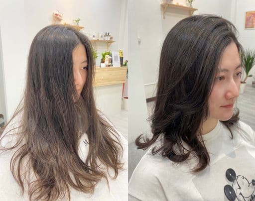 女生長髮、長瀏海、女生燙髮