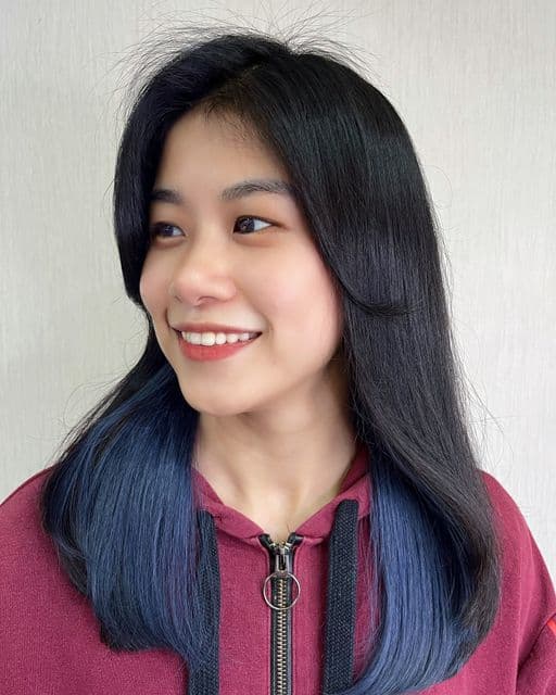 女生長髮、長瀏海、女生染髮