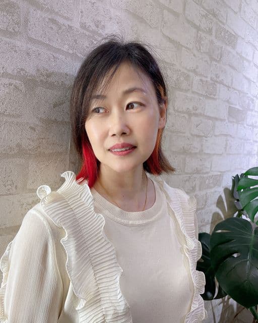 女生中長髮、女生染髮、漂色
