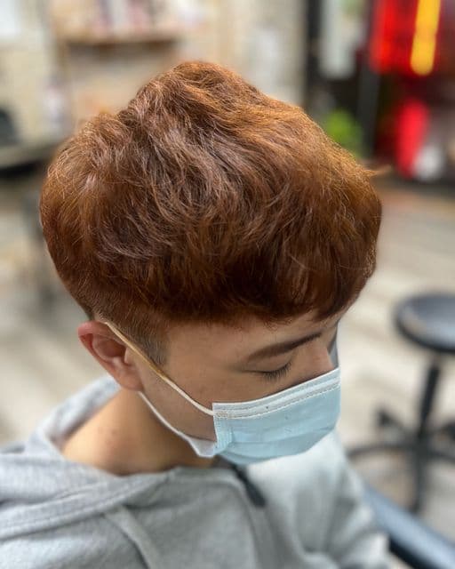 男生短髮、男生燙髮、溫塑燙