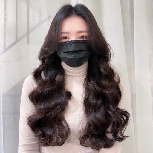 女生長髮、長瀏海、女生燙髮