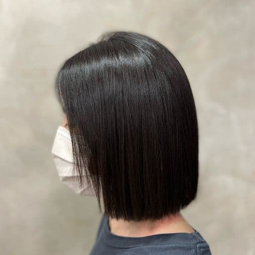 女生中長髮、長瀏海、女生燙髮