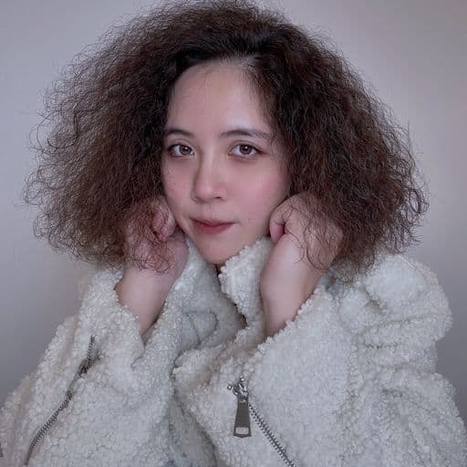 女生中長髮、女生燙髮、溫塑燙