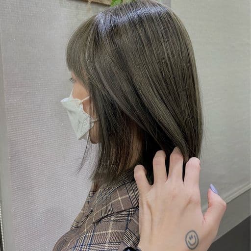 女生中長髮、女生染髮、漂色