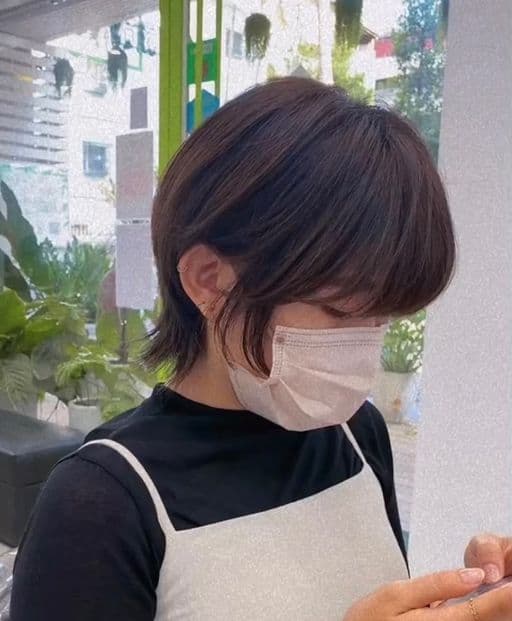 女生中長髮、日系、狼尾頭