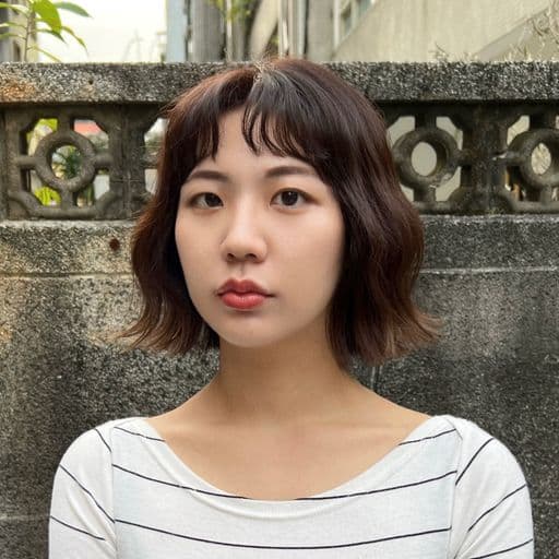 女生短髮、短瀏海、女生染髮