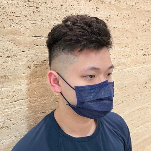 男生短髮、短瀏海、男生燙髮