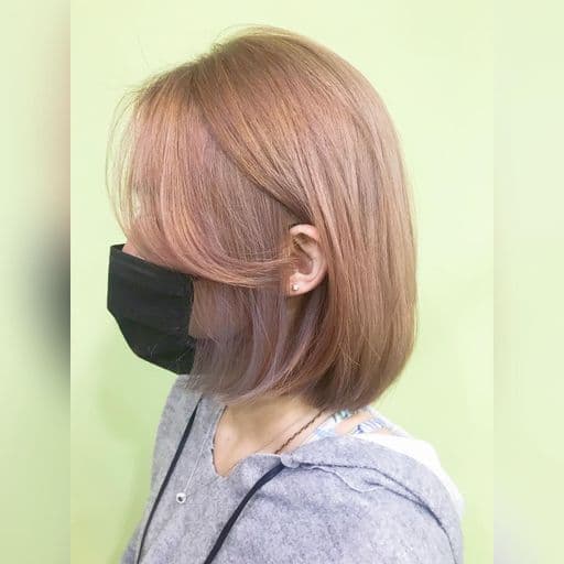 女生短髮、長瀏海、女生染髮