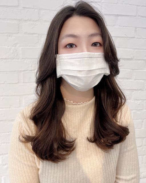 女生長髮、長瀏海、女生燙髮