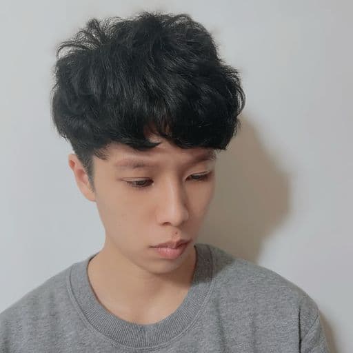 男生短髮、男生燙髮、冷燙