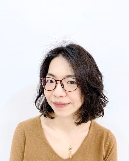 女生短髮、長瀏海、女生燙髮