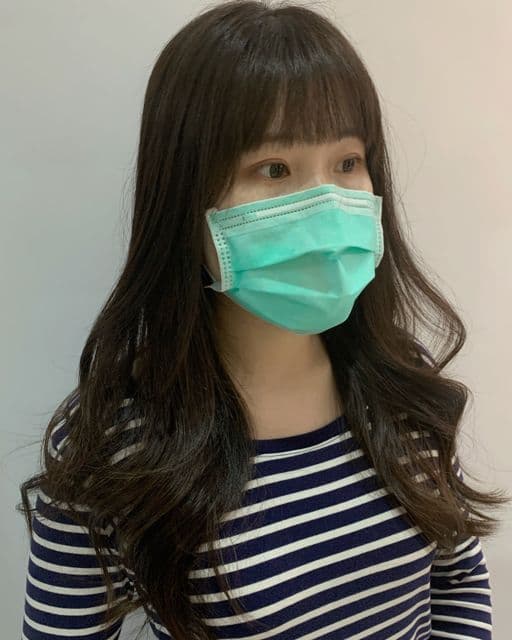 女生長髮、長瀏海、女生染髮