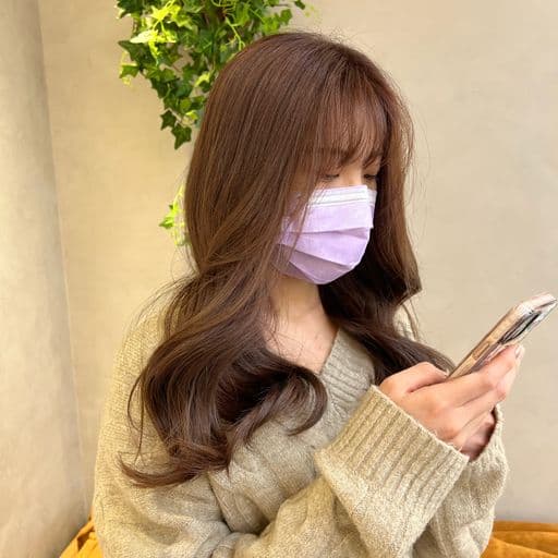 秋冬霧感、暖色系、女生染頭髮