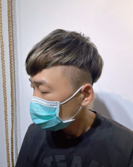 男生短髮、男生染髮、漂色