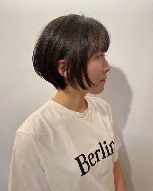女生短髮、短瀏海、女生染髮