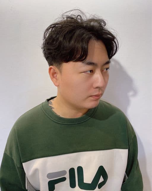 男生短髮、短瀏海、男生燙髮