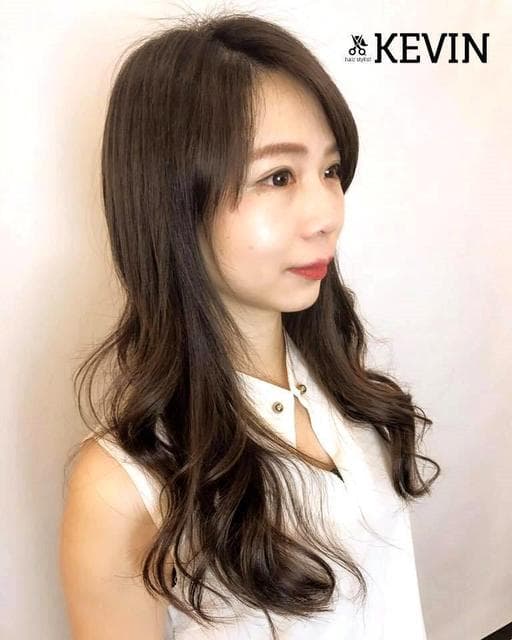 女生長髮、燙髮、微捲