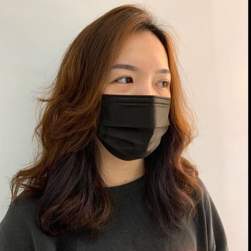 女生中長髮、長瀏海、女生燙髮