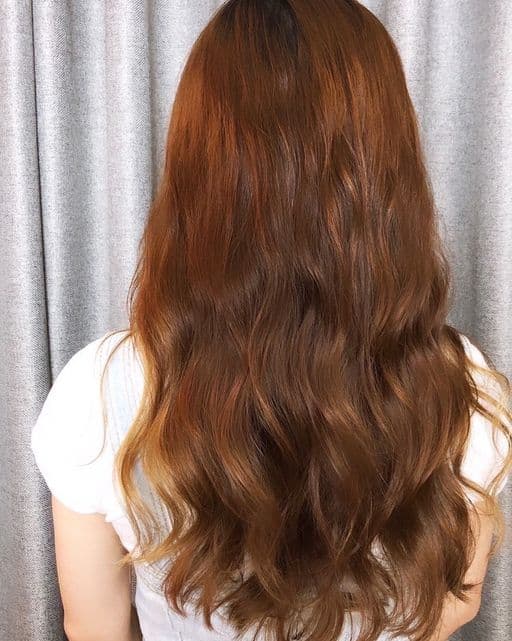 女生長髮、短瀏海、女生染髮