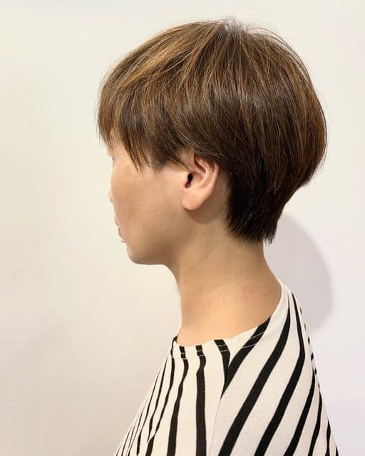 女生短髮、短瀏海、女生染髮