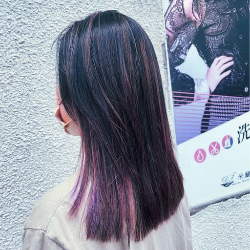 女生長髮、長瀏海、女生染髮