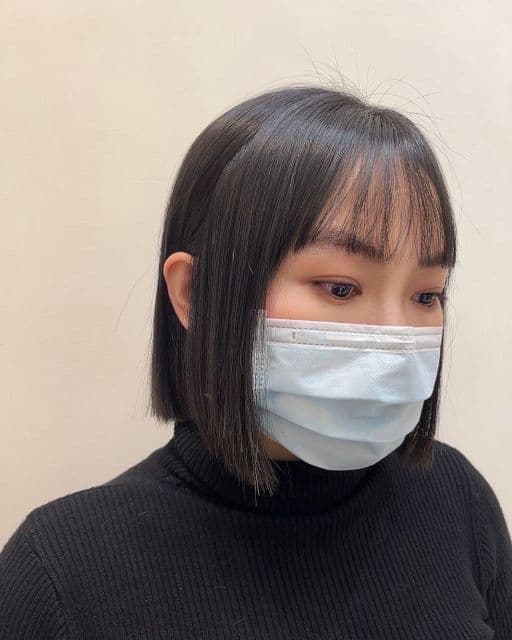 女生中長髮、女生燙髮、燙直