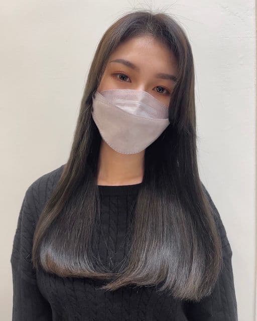 女生長髮、長瀏海、女生染髮