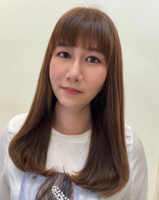 女生長髮、女生燙髮、燙直