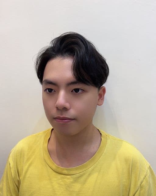 男生短髮、長瀏海、男生燙髮