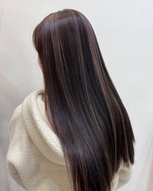 女生長髮、長瀏海、女生染髮