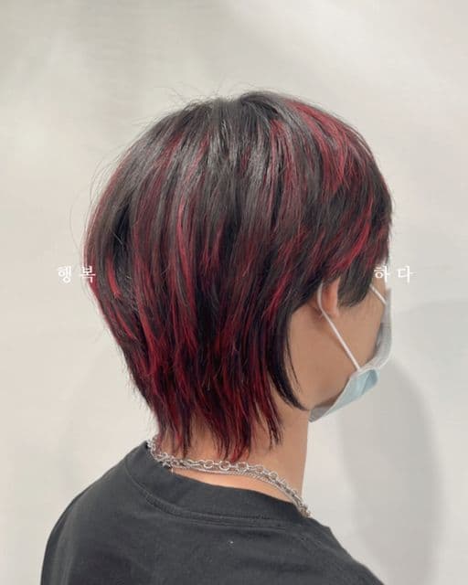 男生短髮、長瀏海、男生染髮