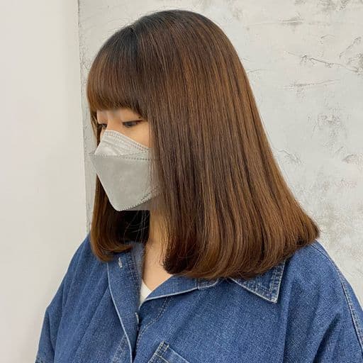 女生中長髮、女生燙髮、燙直