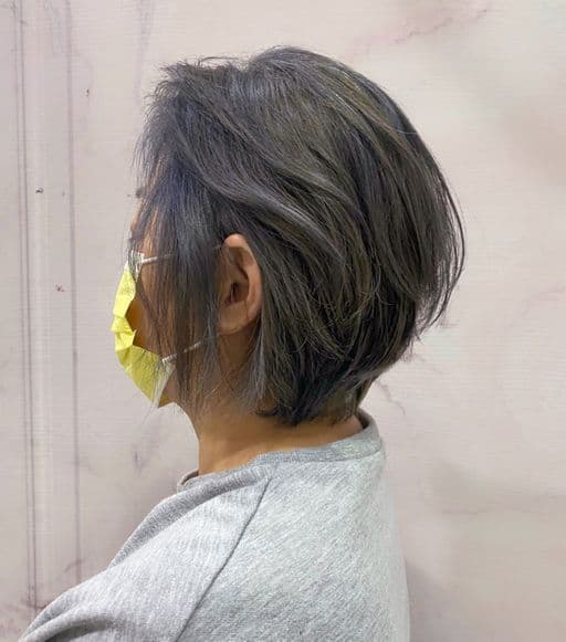 女生短髮、女生染髮、不用漂髮