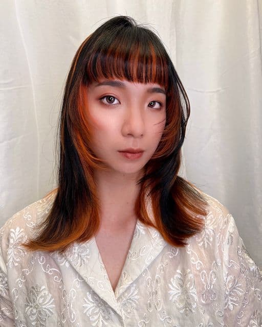 女生中長髮、女生染髮、漂色
