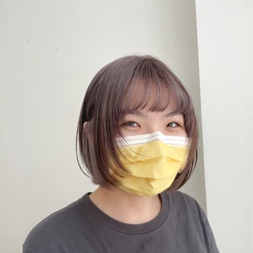 女生短髮、短瀏海、女生染髮