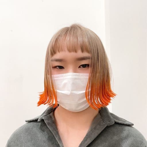 女生短髮、短瀏海、女生染髮