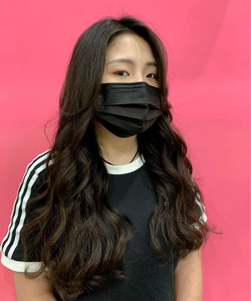 女生長髮、長瀏海、女生燙髮