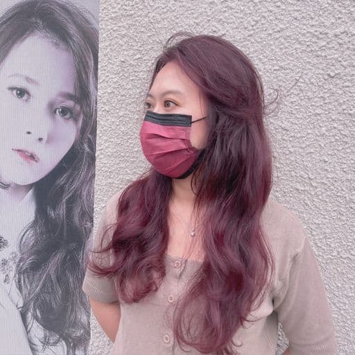 女生長髮、長瀏海、女生染髮