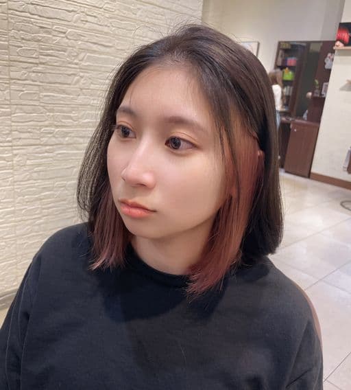 女生中長髮、女生染髮、漂色