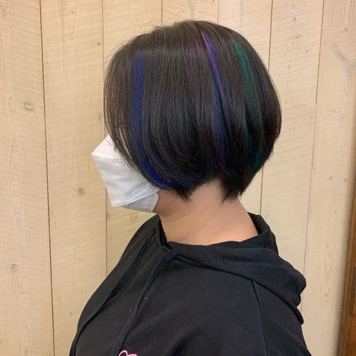 女生短髮、女生染髮、漂色