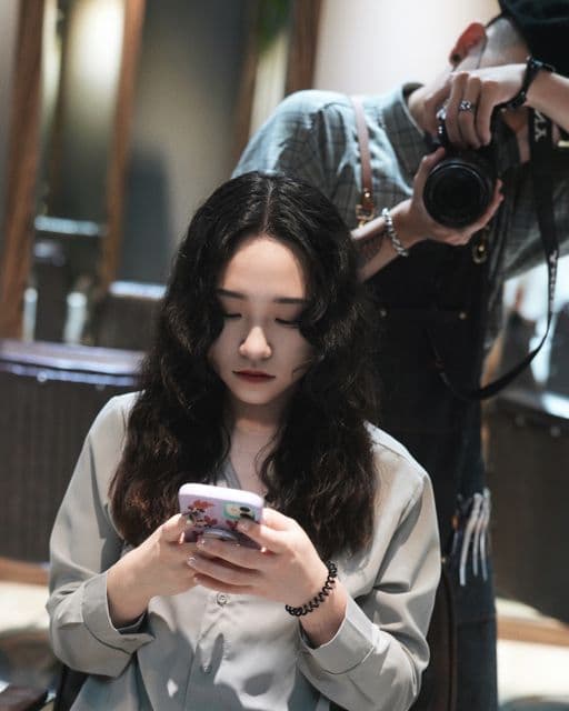 女生長髮、長瀏海、女生燙髮