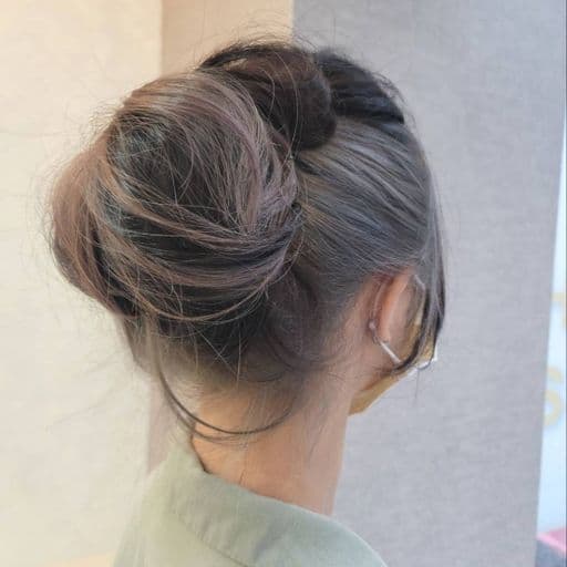 耳圈染、雙層染、女生中長髮
