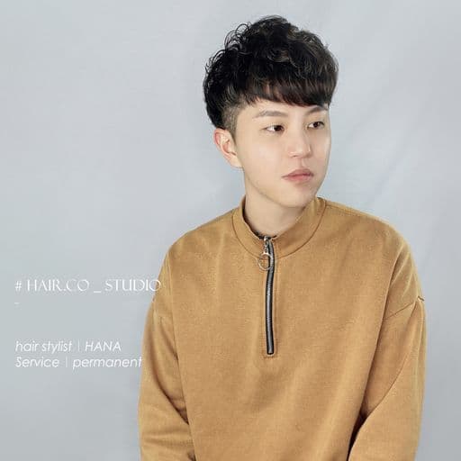 男生短髮、男生燙髮、冷燙