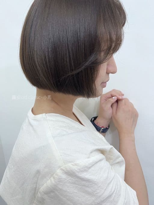 女生短髮、女生染髮、不用漂髮