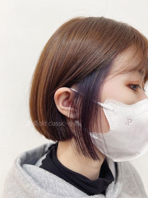 女生短髮、女生染髮、漂色