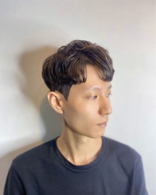 男生短髮、男生燙髮、溫塑燙