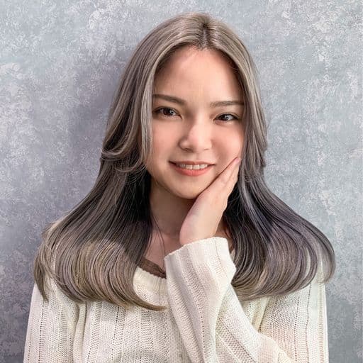 女生長髮、長瀏海、女生染髮