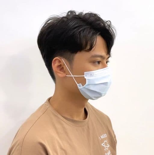男生短髮、短瀏海、男生燙髮