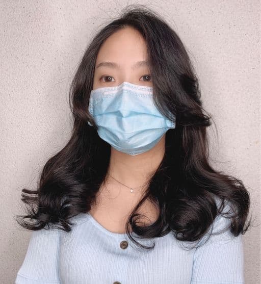 女生長髮、長瀏海、女生燙髮